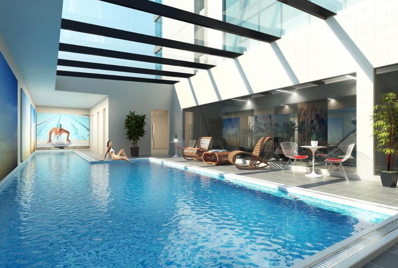 Magnificent Harbour View Skytower View Apartment In Cbd أوكلاند المظهر الخارجي الصورة